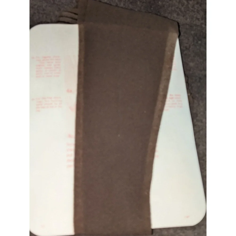 Vintage Sears Cling-alon Ultra Sheer Thi-Top Stockings Sable Brown Mesh Size B